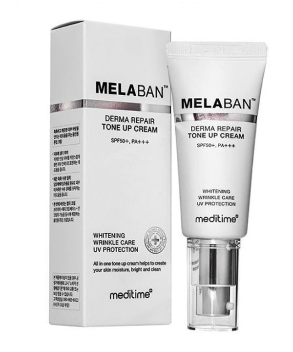 Восстанавливающий крем против пигментации Meditime Melaban Derma Repair Tone Up Cream SPF 50+ PA+++ (30 ml)