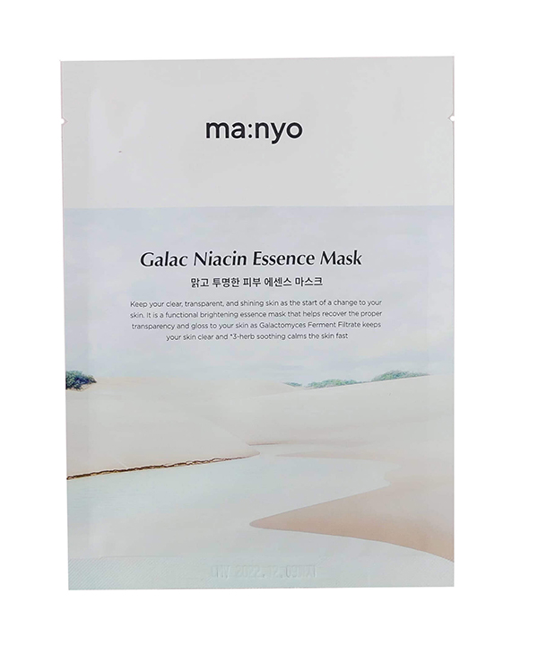 Тканевая маска Маньо против жирного блеска и расширенных пор Manyo Galac Niacin Essence Mask (30g)