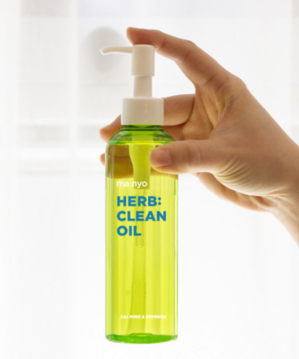Очищающее гидрофильное масло Маньо с экстрактами трав Manyo Herbgreen Cleansing Oil (200 ml)