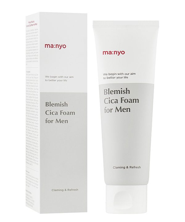 Пенка для умывания 3-в-1 для мужчин Manyo Bleimish Cica Foam For Men (120 ml)