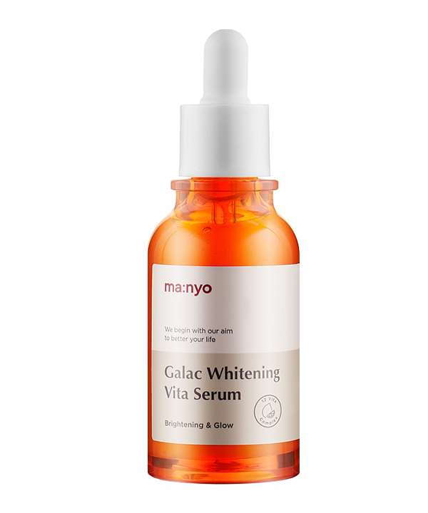 Мультивитаминная осветляющая сыворотка для уставшей, тусклой кожи Manyo Galac Whitening Vita Serum (50 ml)