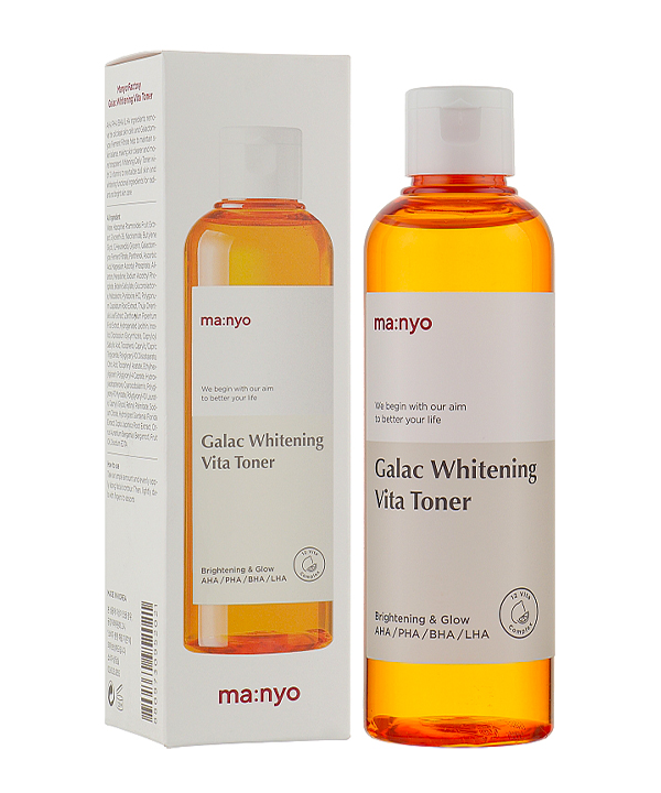 Маньо Мультивитаминный тонер для уставшей, тусклой кожи Manyo Galac Whitening Vita Toner (210 ml)