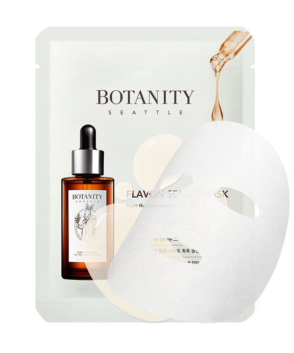Успокаивающая тканевая маска для лица Botanity flavon serum (20 ml)