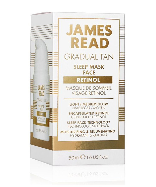 Ночная маска уход и загар с ретинолом James Read Sleep mask face with retinol ( 50ml)