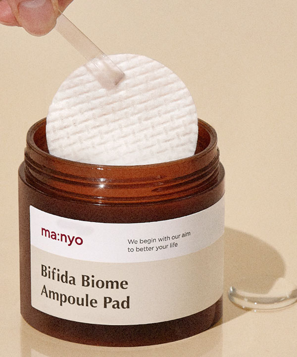 OUTLET Увлажняющие пэды с бифидокомплексом Manyo Bifida Biome Ampoule Pad  (70 шт/150 ml) • Маньо