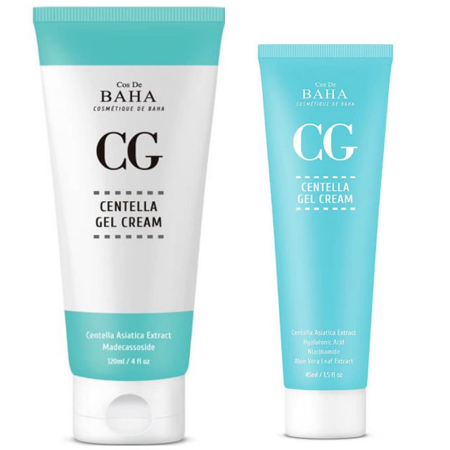 Восстанавливающий гель-крем для лица с гиалуроновой кислотой и центеллой Cos De Baha СG Centella Gel Cream (120 ml)