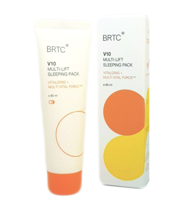 Ночная маска для лица с лифтинг-эффектом BRTC V10 Multi-Lifting Sleeping Pack (80 ml)