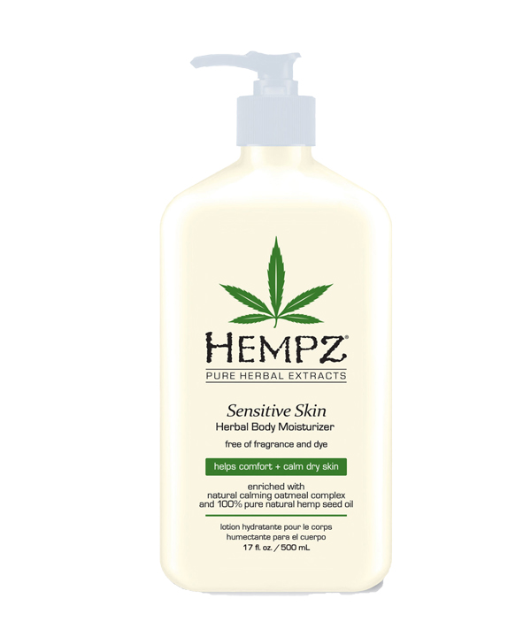 Молочко для тела увлажняющее для чувствительной кожи Hempz Sensitive Skin Herbal Moisturizer 500 ml