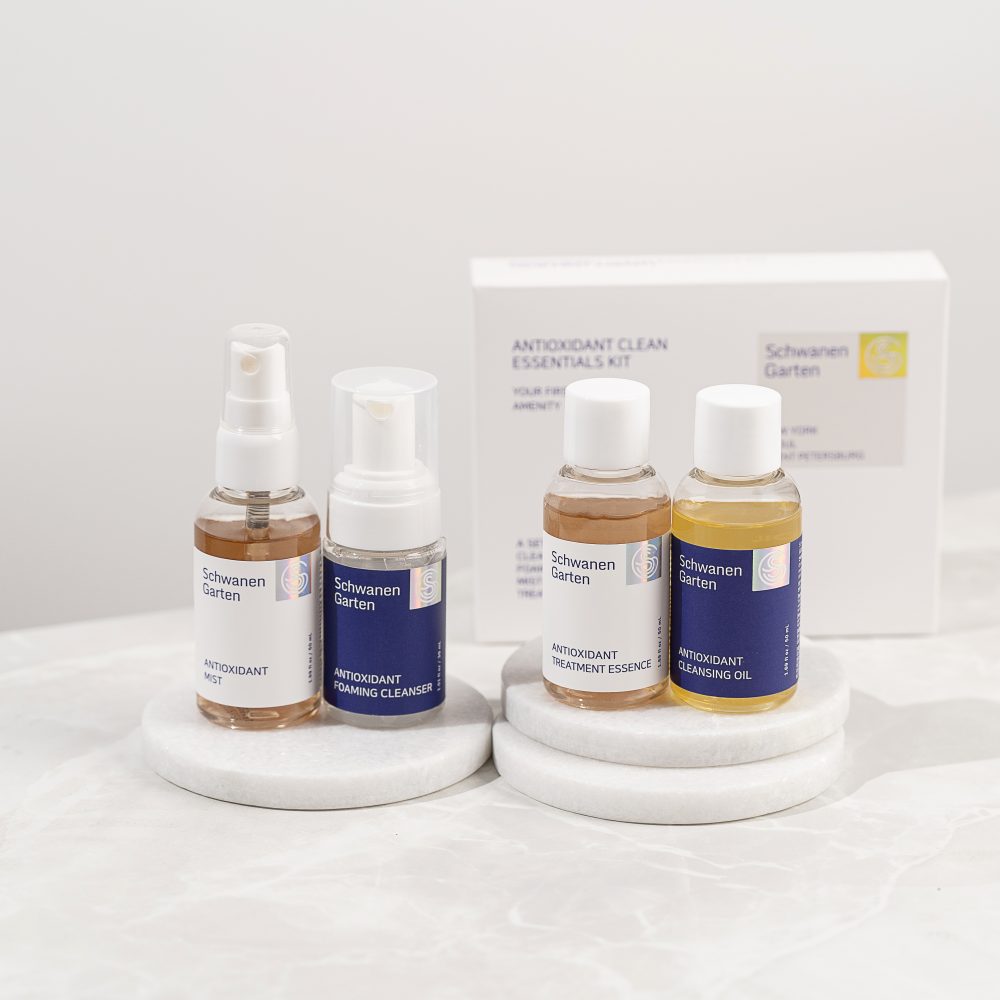 Набор для очищения и тонизирования кожи Schwanen Garten Antioxidant Clean Essentials Kit