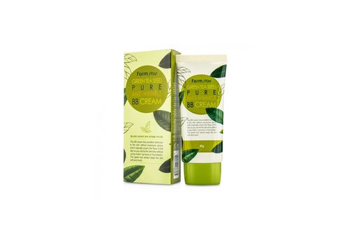 FARMSTAY – Многофункциональный разглаживающий ВВ-крем с семенами зеленого чая GREEN TEA SEED PURE ANTI-WRINKLE BB CREAM [40 g]