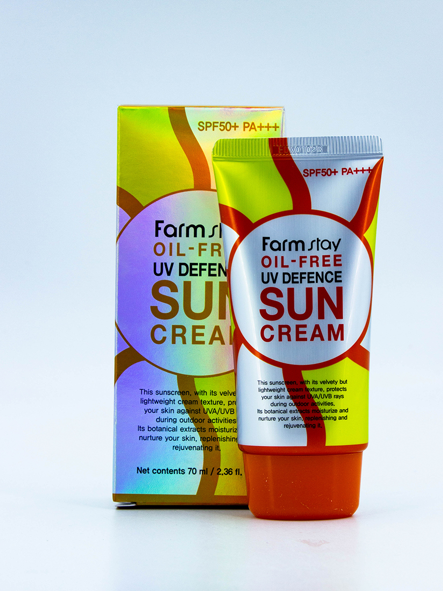 FARMSTAY – Солнцезащитный крем без масел OIL-FREE UV DEFENCE SUN CREAM [70ml]