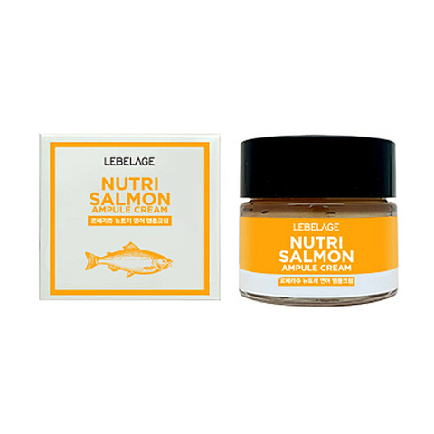 LEBELAGE – Ампульный крем с маслом лосося AMPULE CREAM_NUTRI SALMON [70ML]