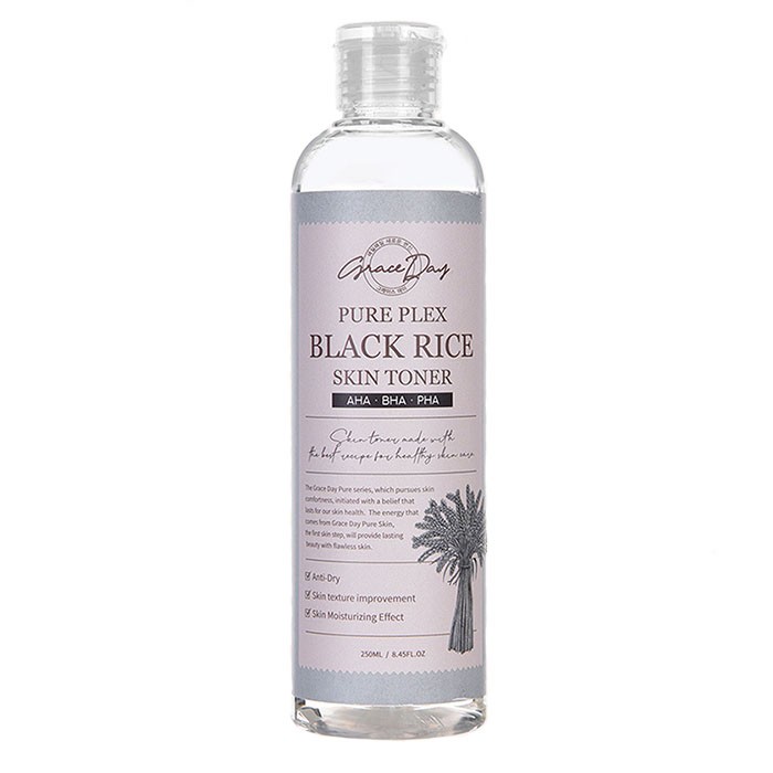 GRACE DAY – Тонер с экстрактом чёрного риса PURE PLEX BLACK RICE SKIN TONER 250ml