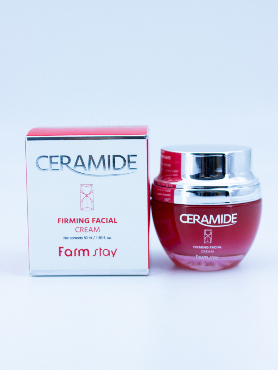 FARMSTAY – КРЕМ ДЛЯ ЛИЦА УКРЕПЛЯЮЩИЙ С КЕРАМИДАМИ CERAMIDE FIRMING FACIAL CREAM [50ml]