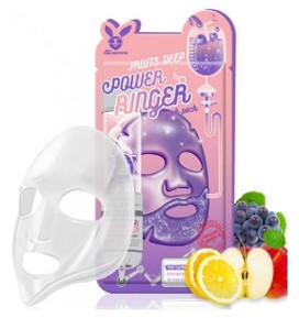 ELIZAVECCA FRUITS DEEP POWER RINGER MASK PACK 23g Тканевая маска для лица