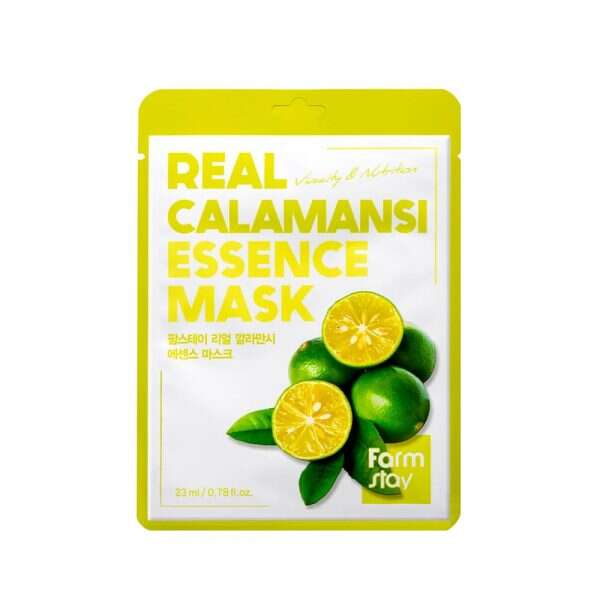 FARMSTAY – Тканевая маска для лица с экстрактом каламанси REAL CALAMANSI ESSENCE MASK [23ml]