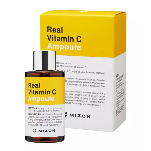 Сыворотка для лица с витамином С Mizon real vitamin c ampoule 30 мл