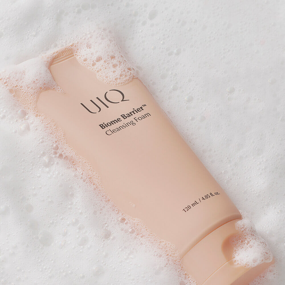 Слабокислотная очищающая пенка с пробиотиками UIQ Biome Barrier Cleansing Foam 120 мл