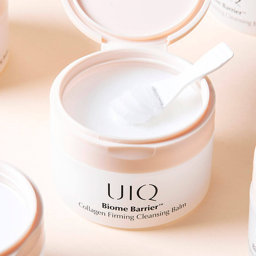 Очищающий бальзам с коллагеном и пробиотиками UIQ Biome Barrier Collagen Firming Cleansing Balm 100 мл