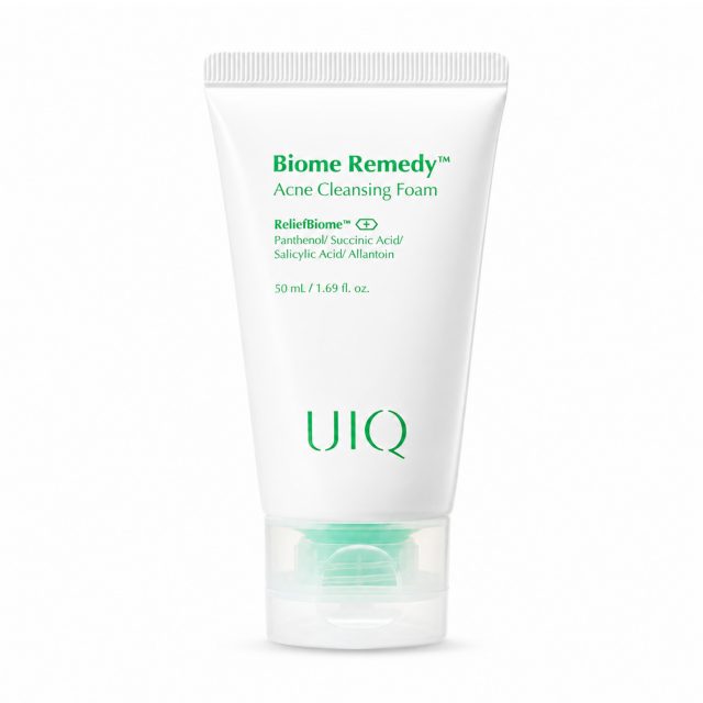 Очищающая пенка с постбиотиками против акне UIQ Biome Remedy Acne Cleansing Foam 50 мл