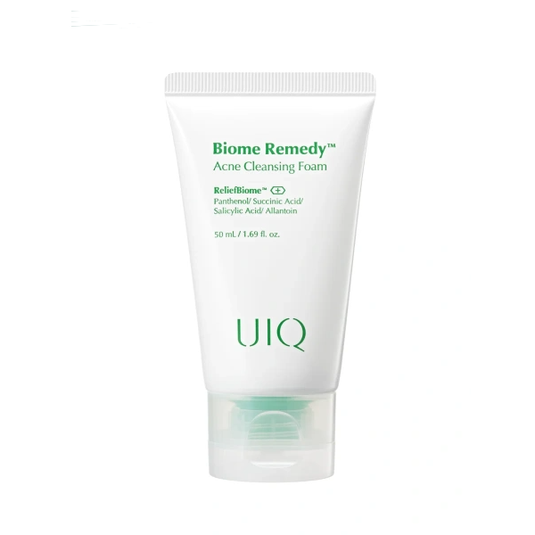 Очищающая пенка с постбиотиками против акне UIQ Biome Remedy Acne Cleansing Foam 50 мл