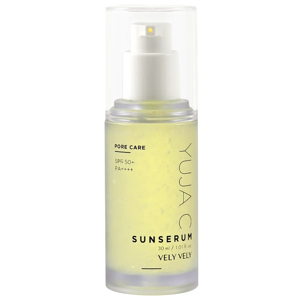 Солнцезащитная сыворотка с витамином С для сияния кожи Vely Vely Yuja C Sun Serum 30 мл