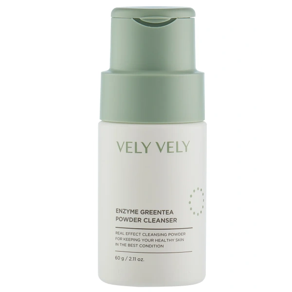 Энзимная пудра с зеленым чаем с липазой Vely Vely Enzyme Greentea Powder Cleanser 60 г