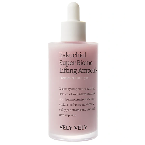 Лифтинг-сыворотка с бакучиолом Vely Vely Bakuchiol Super Biome Lifting Ampoule 100 мл