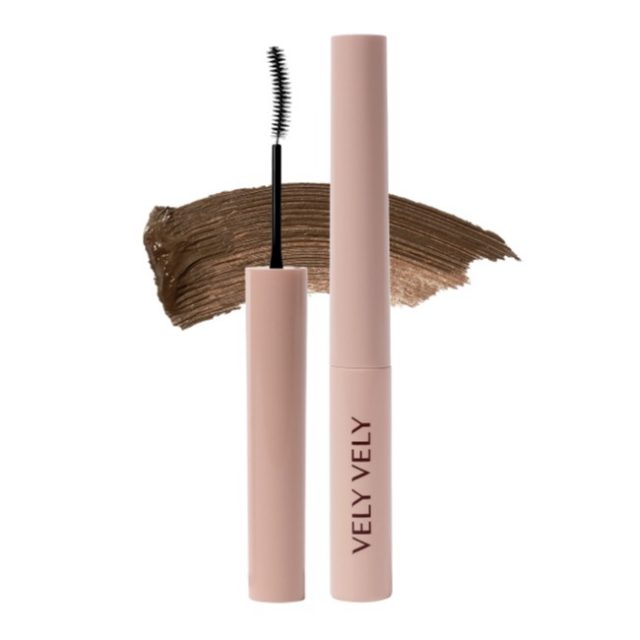 Супертонкая стойкая тушь для ресниц – коричневый Super Slim Mascara Vely Vely – 02 Brown 3.2 гр