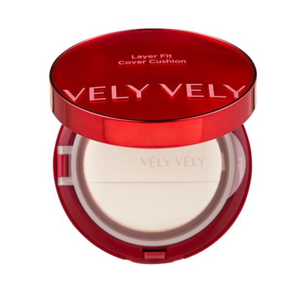 Стойкий тональный кушон 21 тон Vely Vely Layer Fit Cover Cushion Light 15г