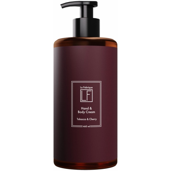 Парфюмированный увлажняющий крем для рук и тела “Табак-Вишня” La Fabrique Body & Hand Cream по мотивам Tom Ford Lost Cherry” , 460 мл