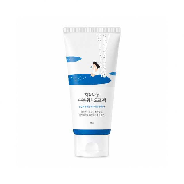 ROUND LAB Увлажняющая смываемая маска с березовым соком Birch Juice Moisturizing Wash Off Pack 80 мл