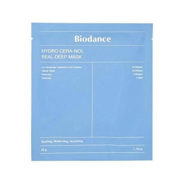Biodance Ночная гидрогелевая маска с церамидами против сухости Hydro Cera-Nol Real Deep Mask 34г