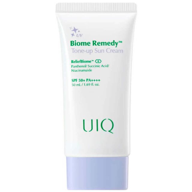 UIQ Тонизирующий солнцезащитный крем Biome Remedy Tone-up Sun Cream 50 мл