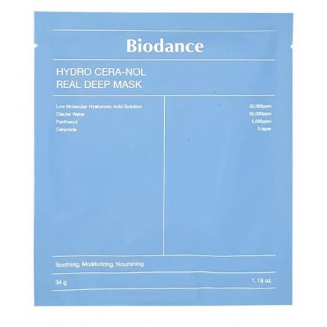 Biodance Ночная гидрогелевая маска с церамидами против сухости Hydro Cera-Nol Real Deep Mask 34г