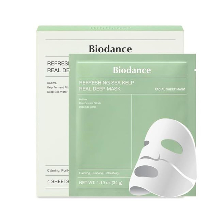 Biodance Освежающая маска с морскими водорослями Refreshing Sea Kelp Real Deep Mask 34г