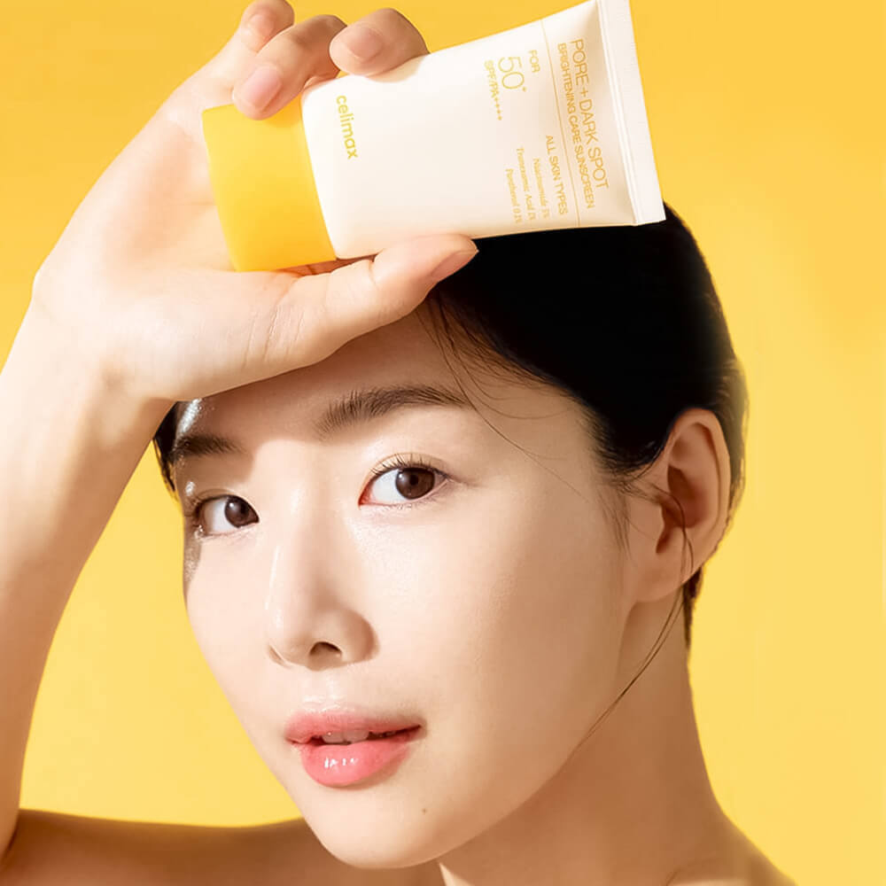 Celimax Солнцезащитный крем для осветления пор Pore+Dark Spot Brightening Care Sunscreen 50мл