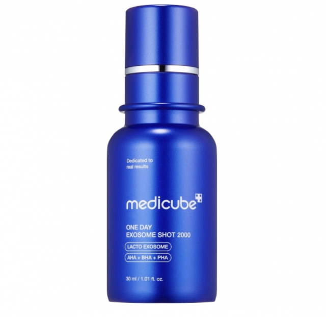 Medicube Сыворотка-бустер с экзосомами и спикулами для сужения пор One-Day Exosome Shot Pore Ampoule 2000 30 мл