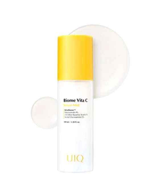 UIQ Сыворотка-мист с витамином С для мгновенного сияния Biome Vita C Serum Mist 100 мл