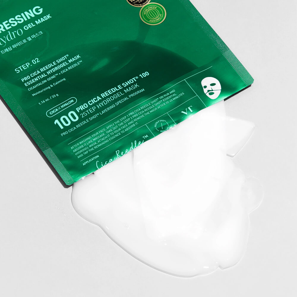 VT Cosmetics Маска Двухступенчатый уход Pro Cica Reedle Shot 100 2Step Hydrogel 33г