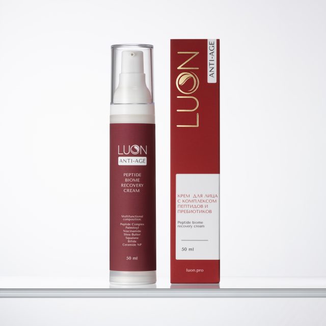 LUON Peptide Biome Recovery cream Крем для лица с комплексом пептидов и пробиотиков 50 ml.