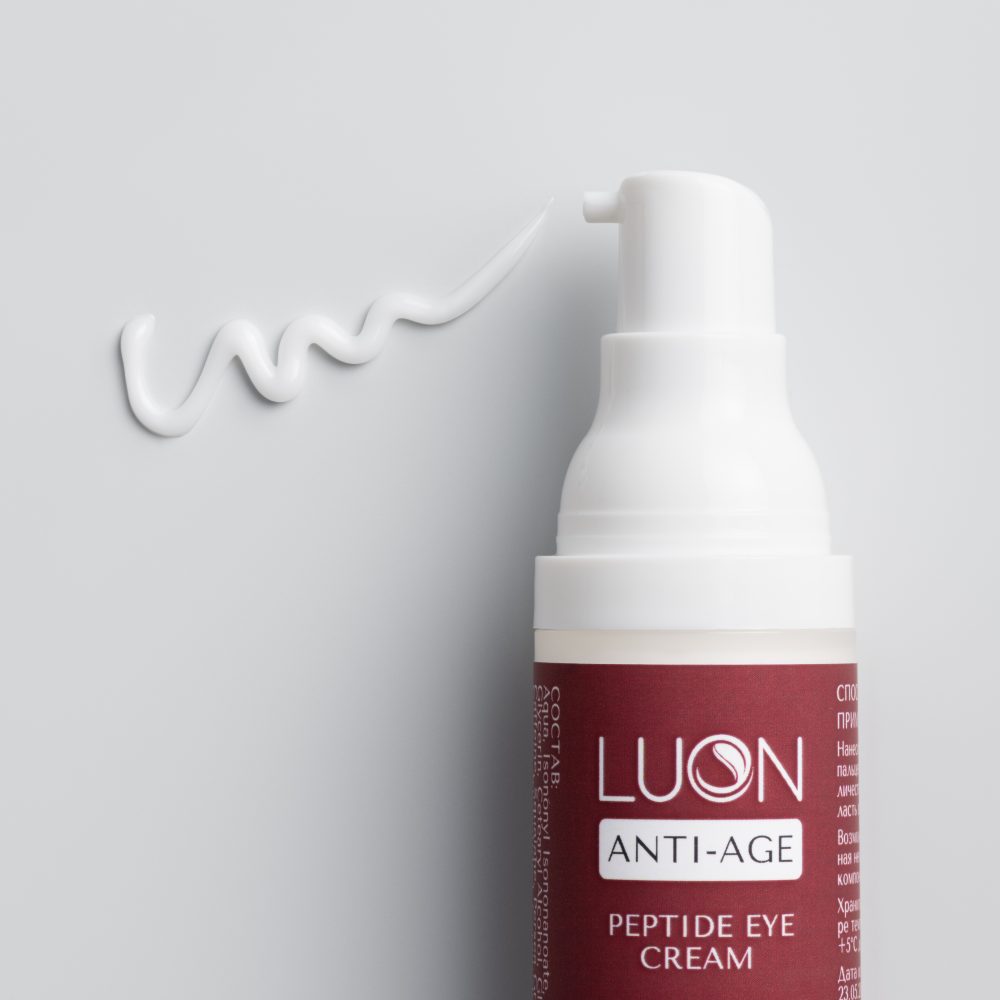LUON Peptide eye сream  Крем для области вокруг глаз с кофеином, пептидами и комплексом церамидов 30ml.