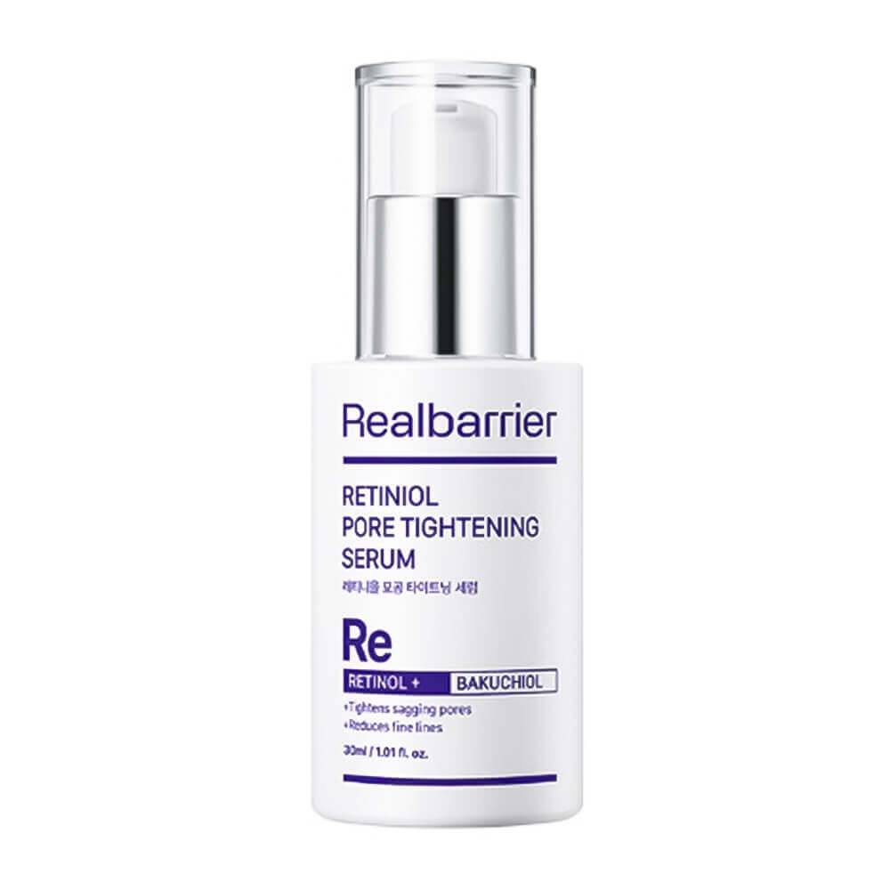 Омолаживающая сыворотка с 0.1% ретинола для сужения пор Retiniol Pore Tightening Serum 30 мл Real Barrier