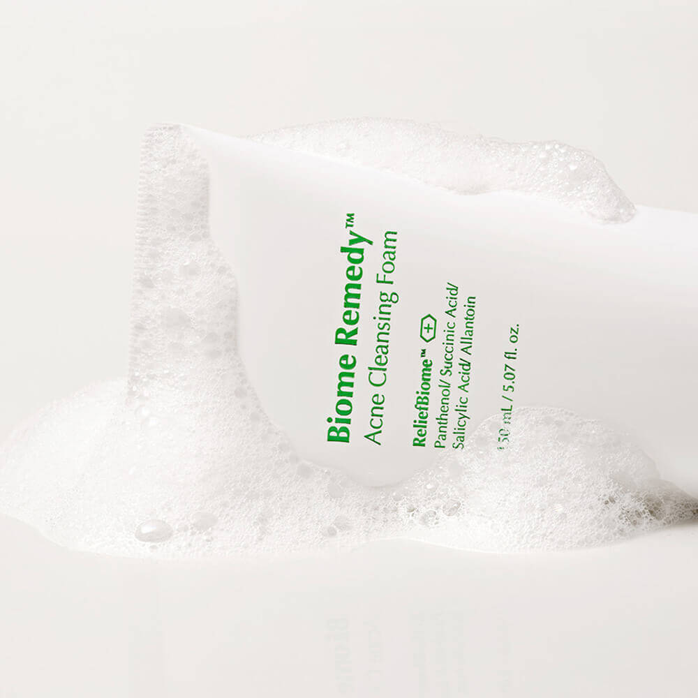 Очищающая пенка с салициловой кислотой для проблемной кожи UIQ Biome Remedy Acne Cleansing Foam 150 мл