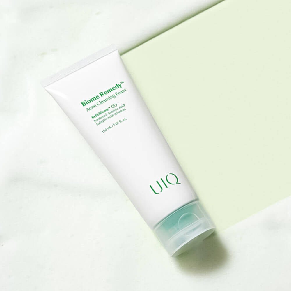Очищающая пенка с салициловой кислотой для проблемной кожи UIQ Biome Remedy Acne Cleansing Foam 150 мл
