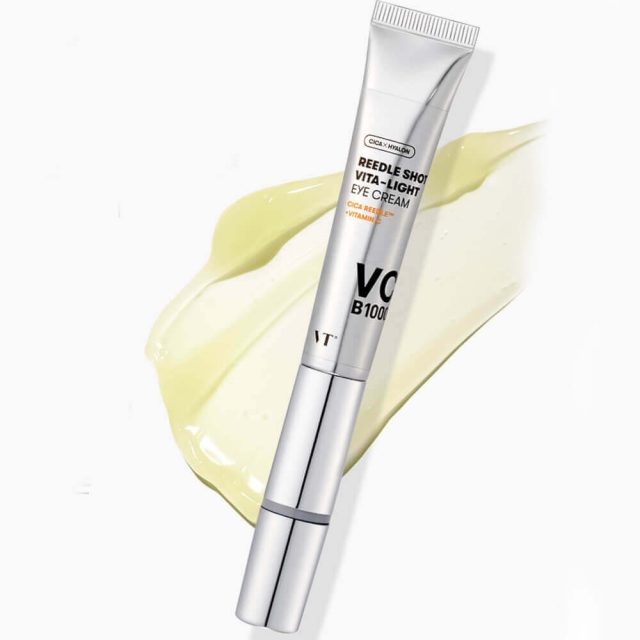 Массажный крем для век с микроиглами и витамином B3 VT Cosmetics Reedle Shot Vita-light Eye Cream