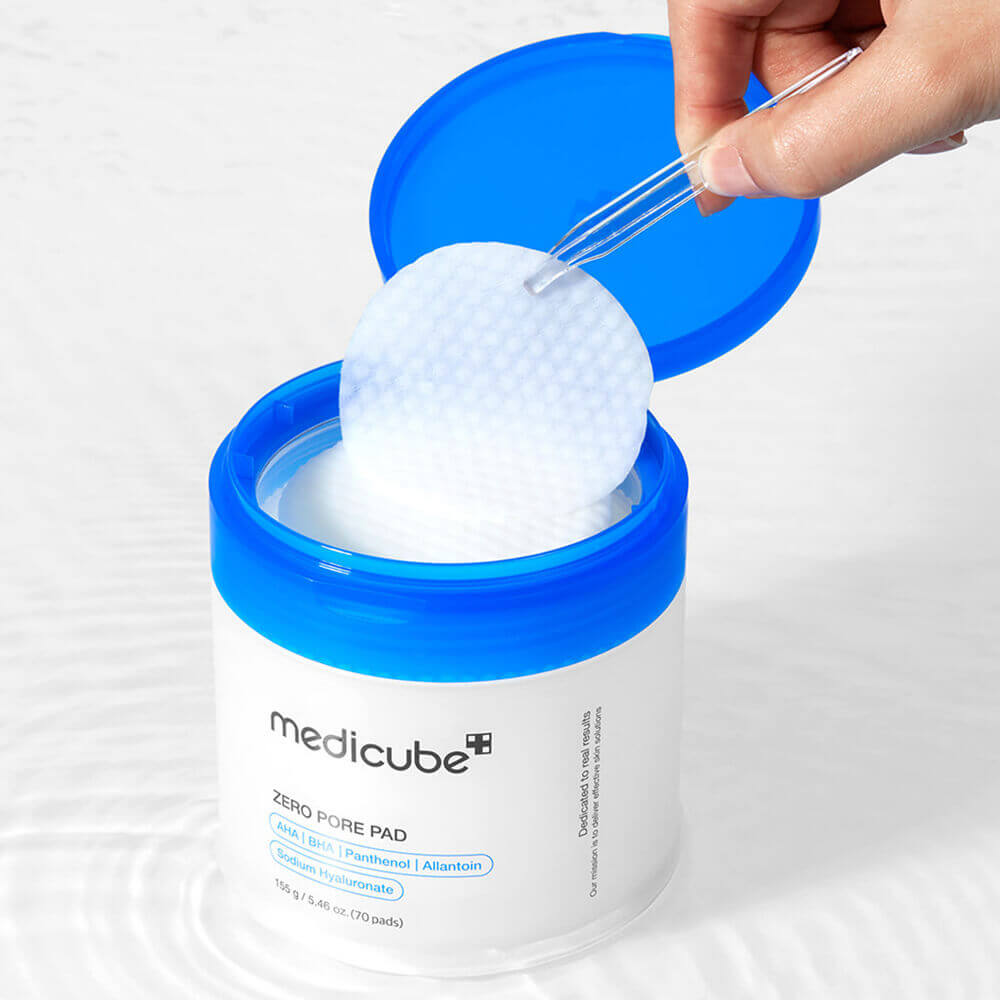 Очищающие пэды для лица с салициловой и молочной кислотой Medicube Zero Pore Pad 2.0 70шт (155г)