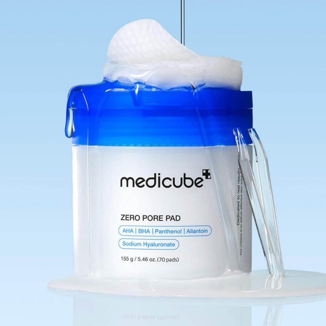Очищающие пэды для лица с салициловой и молочной кислотой Medicube Zero Pore Pad 2.0 70шт (155г)