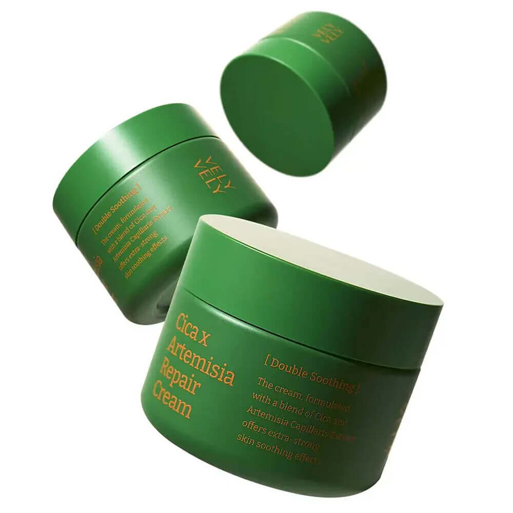 Восстанавливающий крем с центеллой и полынью Vely Vely Cica Artemisia Repair Cream
