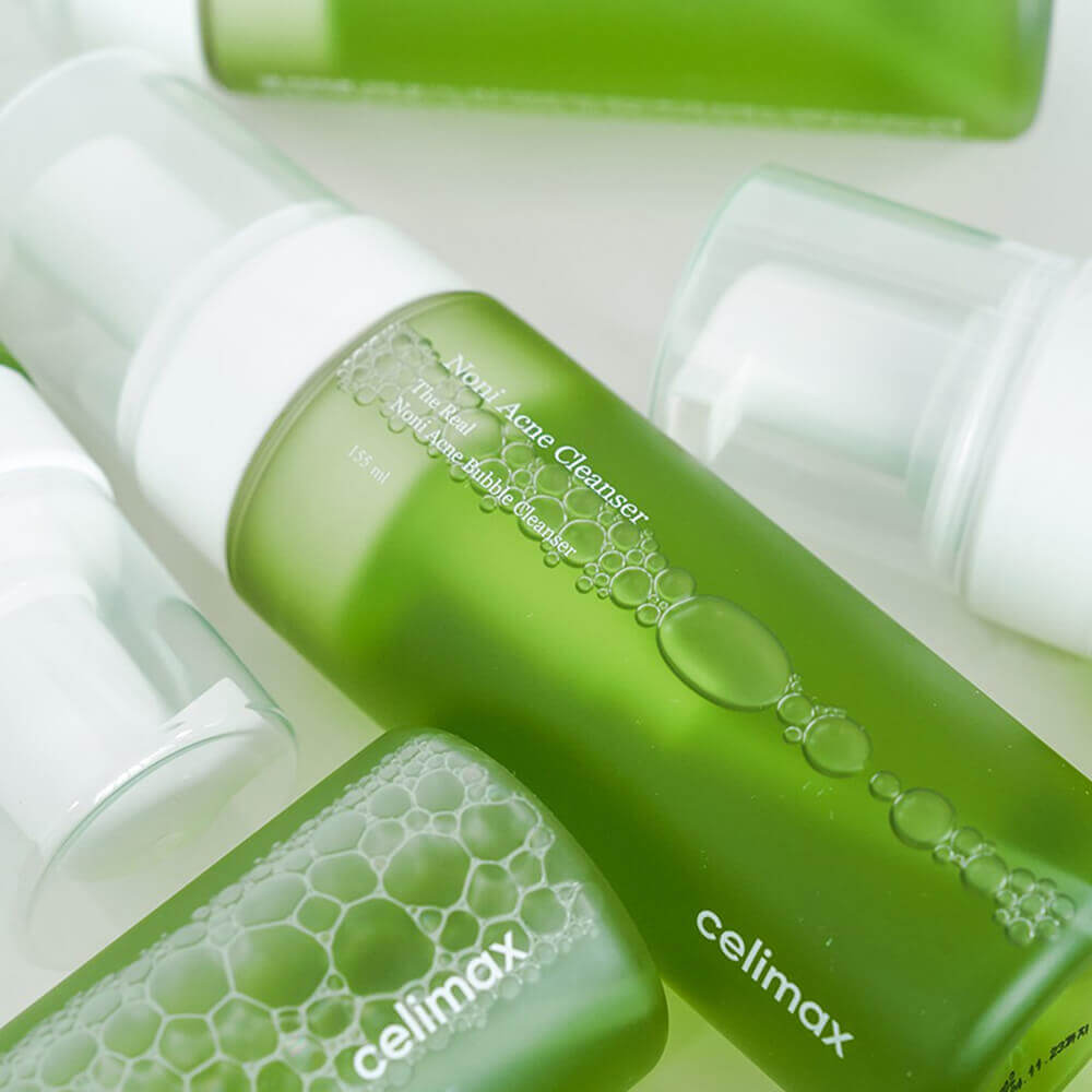 Кислородная пенка с экстрактом нони Celimax The Real Noni Acne Bubble Cleanser
